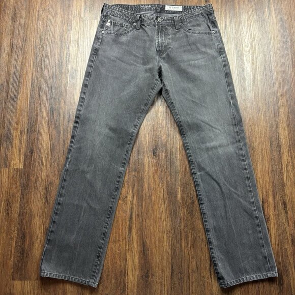 Adriano Goldschmied  The Matchbox Slim Straight Jeans Washed Black Men’s Size 33 - Picture 1 of 12